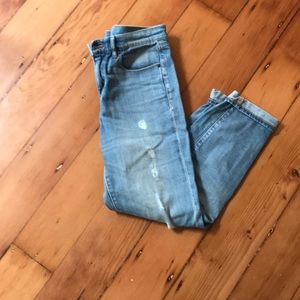 J. Crew boyfriend jeans